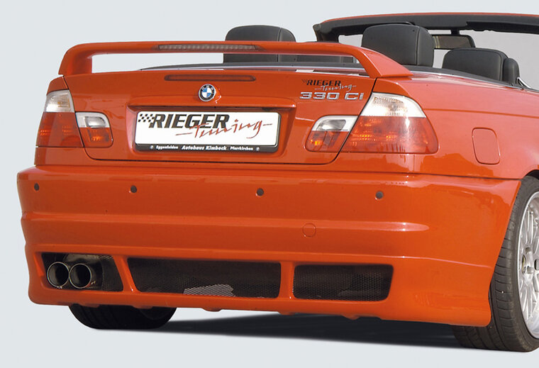 Rieger Tuning achterbumper BMW 3-serie E46 Compact