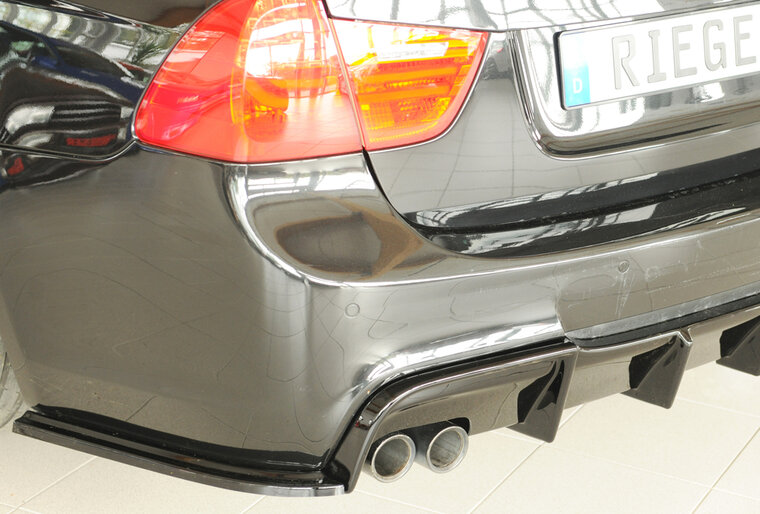 Rieger Tuning achterbumper aanzetstuk lateraal, links BMW 3-Serie E90