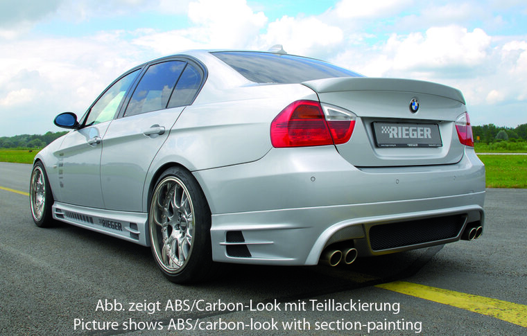 Rieger Tuning achterbumper verlenging BMW 3-Serie E90