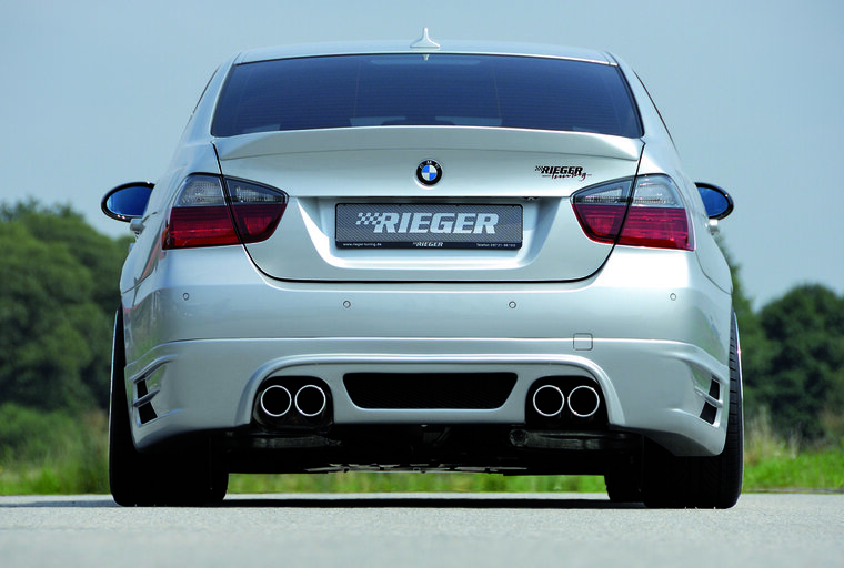 Rieger Tuning achterbumper verlenging 335i BMW 3-Serie E90