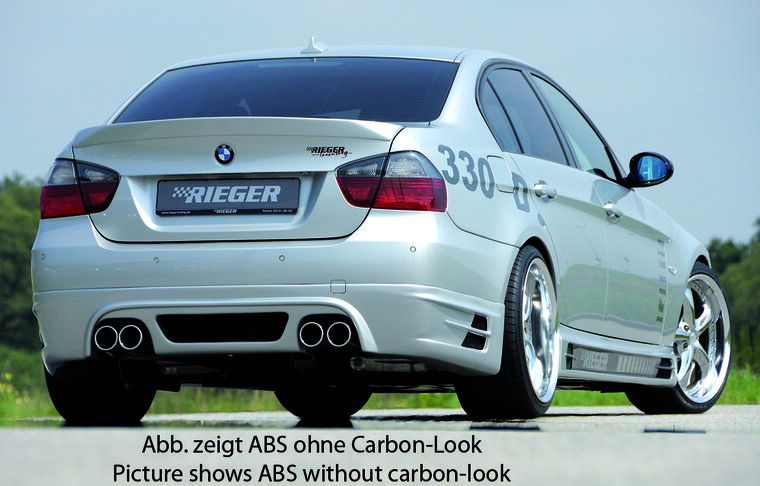 Rieger Tuning achterbumper verlenging BMW 3-Serie E90