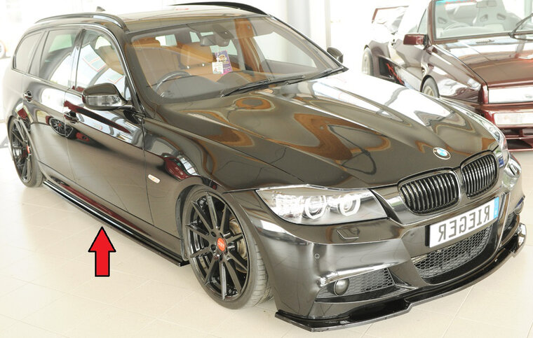 Rieger Tuning sideskirt aanzetstuk Rechts BMW 3-Serie E92