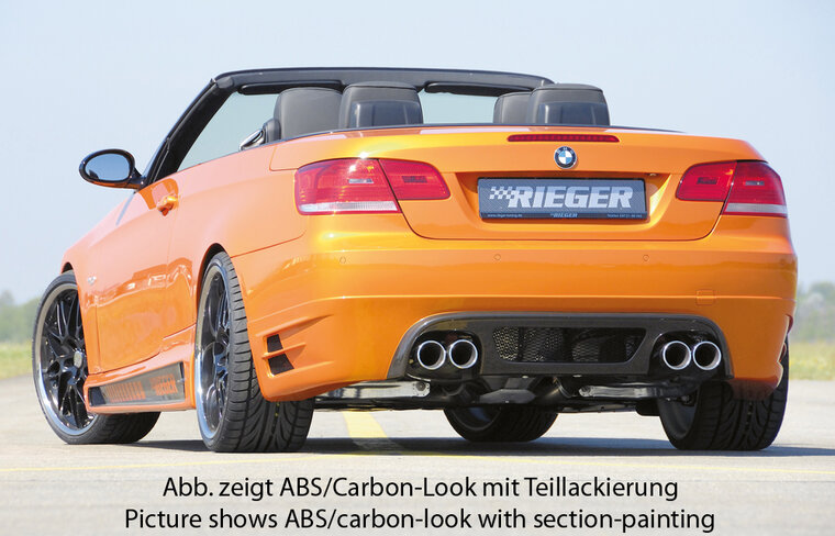 Rieger Tuning achterbumper verlenging BMW 3-Serie E92