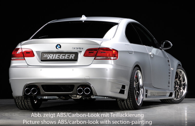 Rieger Tuning achterbumper verlenging BMW 3-Serie E92