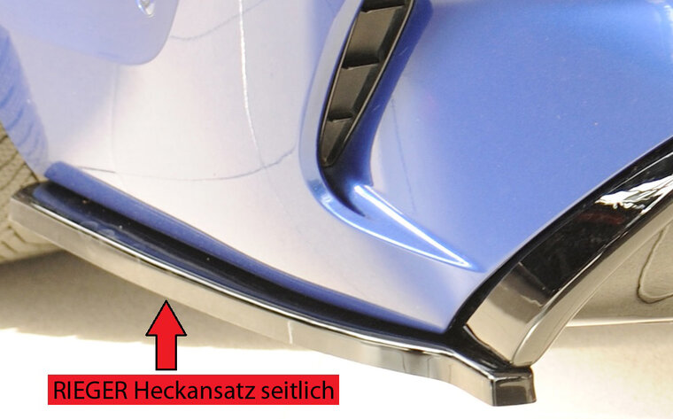 Rieger Tuning achterbumper aanzetstuk lateraal, links BMW 3-Serie G20/21