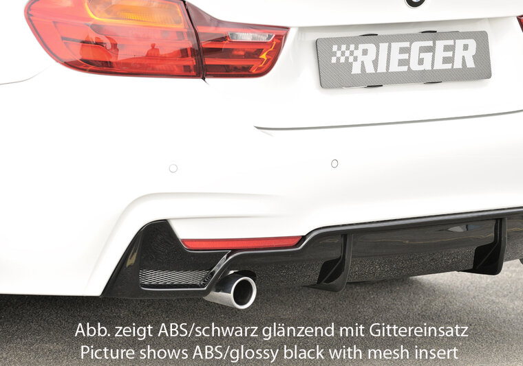 Rieger Tuning diffuser BMW 4-Serie F32/33/36
