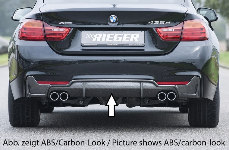 Rieger Tuning diffuser BMW 4-Serie F32/33/36