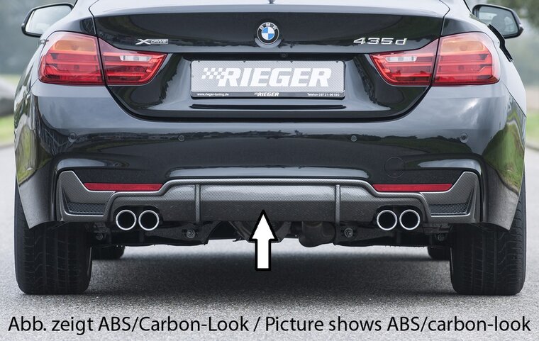 Rieger Tuning diffuser carbon BMW 4-Serie F32/33/36