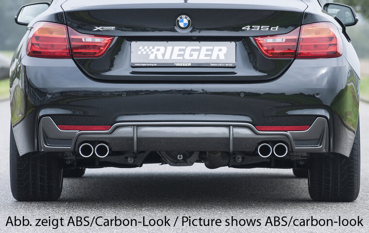 Rieger Tuning diffuser carbon BMW 4-Serie F32/33/36
