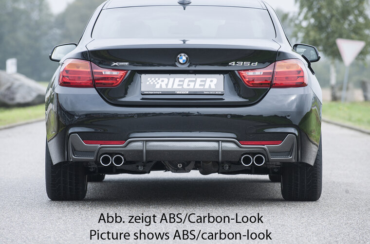 Rieger Tuning diffuser carbon BMW 4-Serie F32/33/36