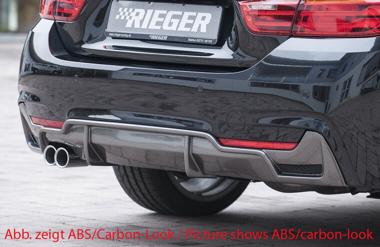 Rieger Tuning diffuser BMW 4-Serie F32/33/36