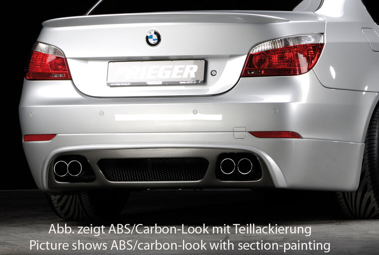 Rieger Tuning achterbumper verlenging BMW 5-Serie E60/61