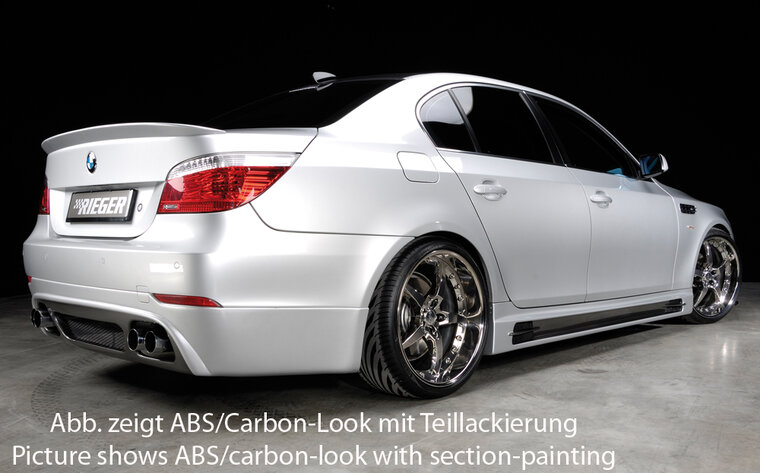 Rieger Tuning achterbumper verlenging BMW 5-Serie E60/61