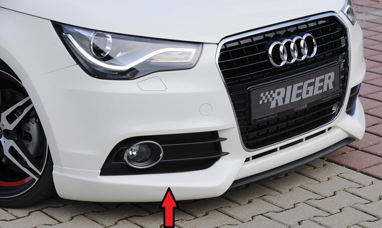 Rieger Tuning voorspoiler lip Audi A1 [8X]