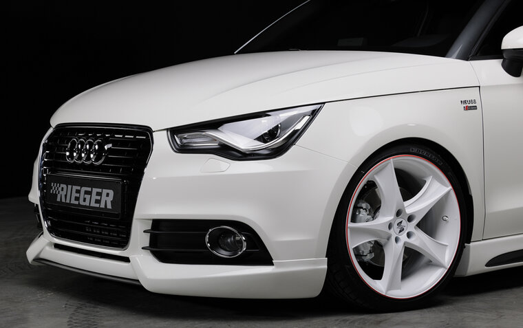 Rieger Tuning voorspoiler lip Audi A1 [8X]