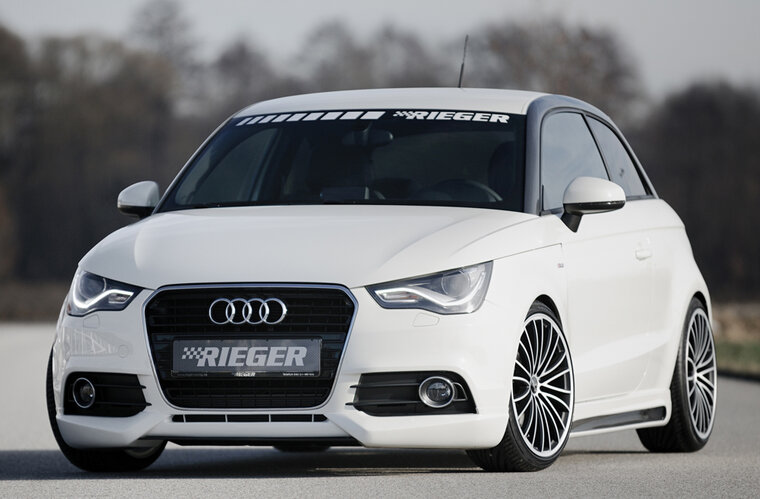 Rieger Tuning voorspoiler lip Audi A1 [8X]