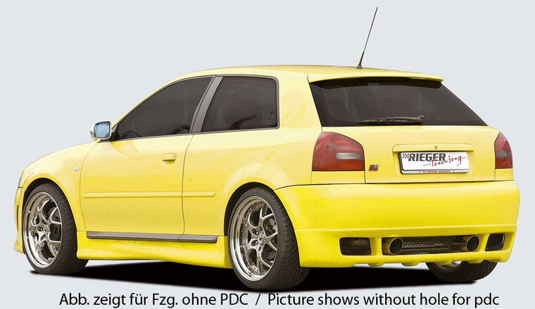 Rieger Tuning achterbumper S3-Look Audi A3 / S3 [8L]
