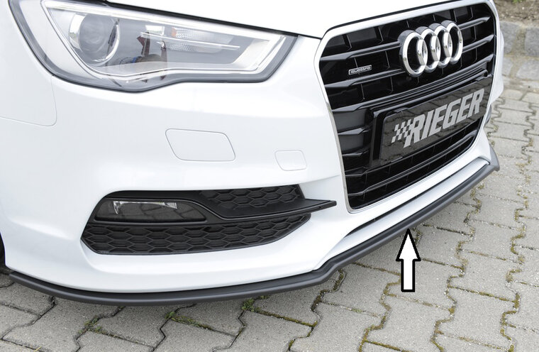 Rieger Tuning voorsplitter Audi A3 / S3 [8V]