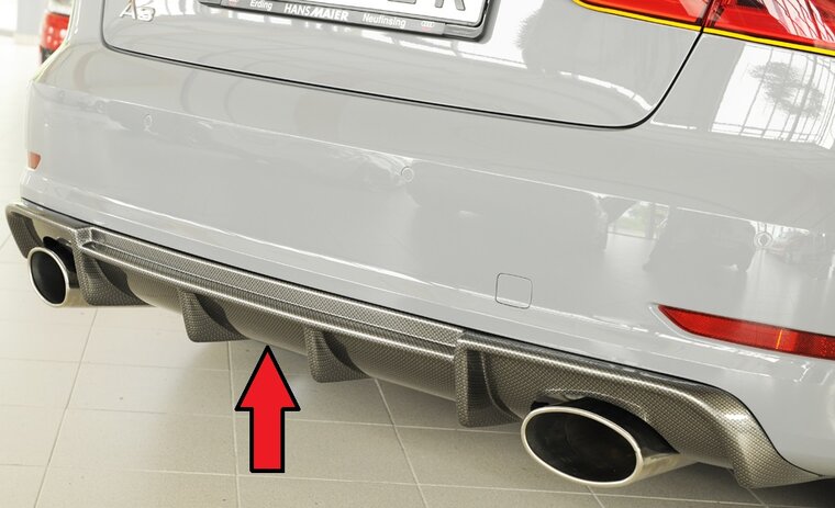 Rieger Tuning diffuser Audi A3 / S3 [8V]