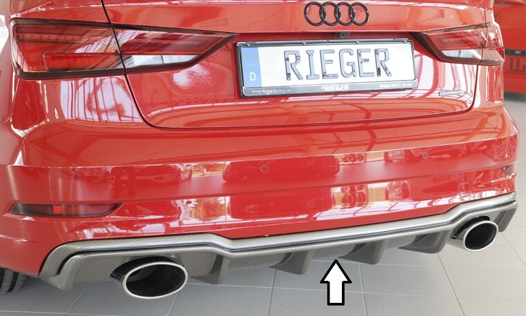 Rieger Tuning diffuser Audi A3 / S3 [8V]