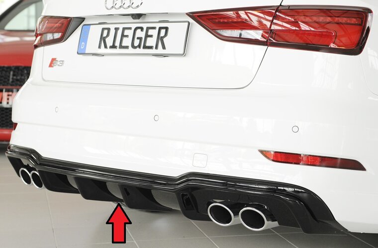 Rieger Tuning diffuser (type: 88158) Audi A3 / S3 [8V]