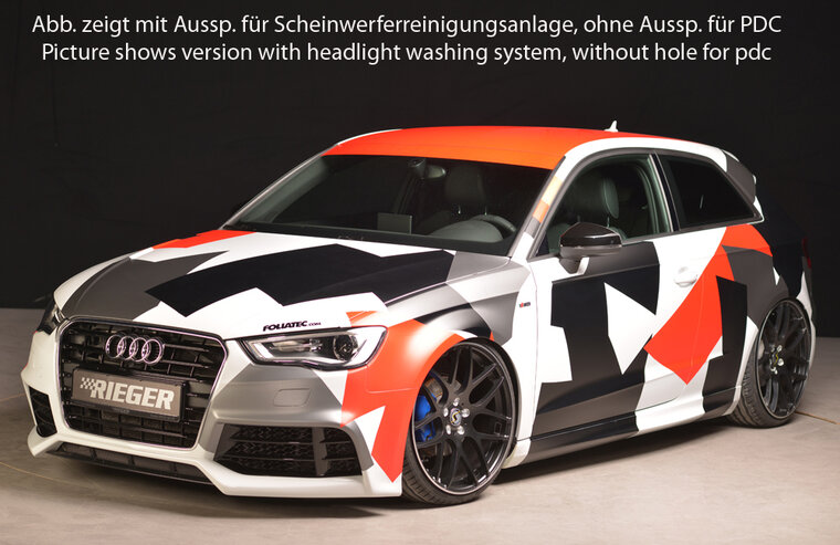 Rieger Tuning voorbumper Audi A3 / S3 [8V]
