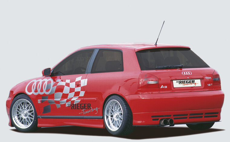 Rieger Tuning achterbumper verlenging Audi A3 [8L]