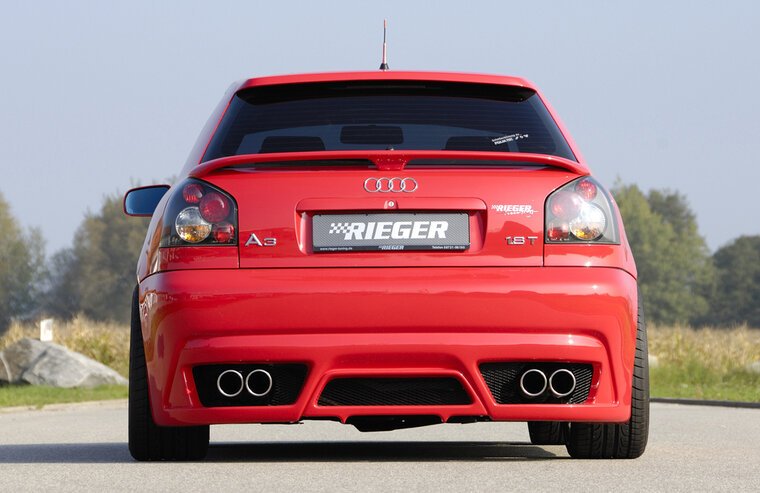 Rieger Tuning achterbumper nieuw design Audi A3 [8L]