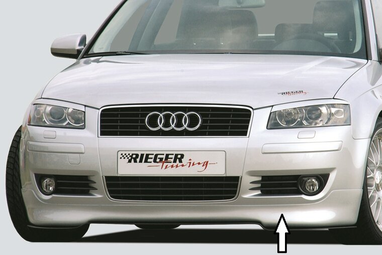 Rieger Tuning voorspoiler lip Audi A3 [8P]