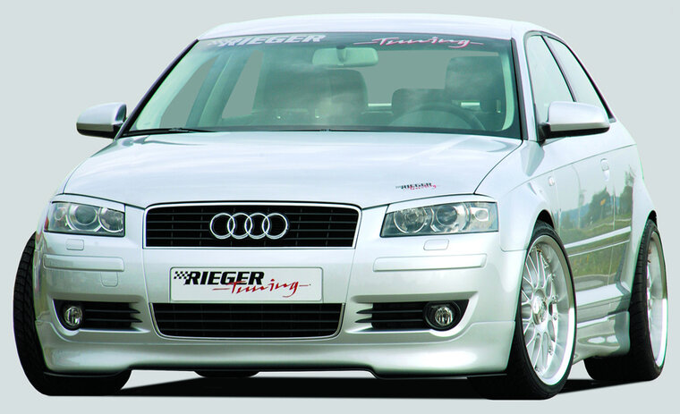 Rieger Tuning voorspoiler lip Audi A3 [8P]