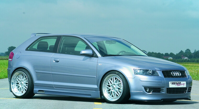 Rieger Tuning voorspoiler lip Audi A3 [8P]