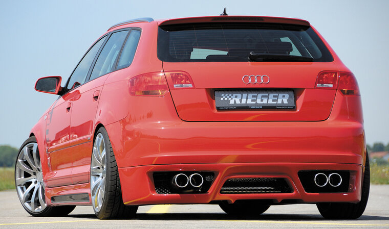 Rieger Tuning achterbumper verlenging Audi A3 [8P]
