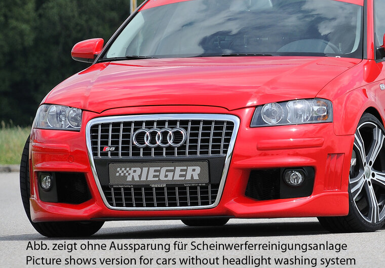 Rieger Tuning voorbumper R-Frame Audi A3 [8P]
