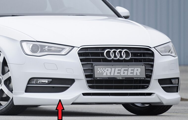 Rieger Tuning voorbumper spoiler lip Audi A3 [8V]