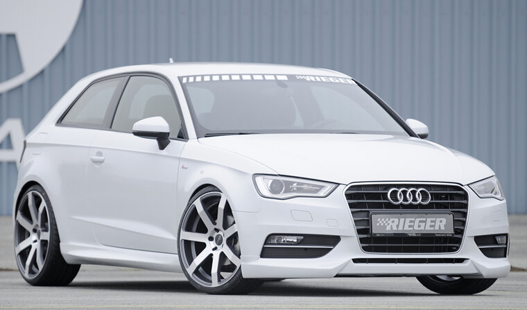 Rieger Tuning voorbumper spoiler lip Audi A3 [8V]