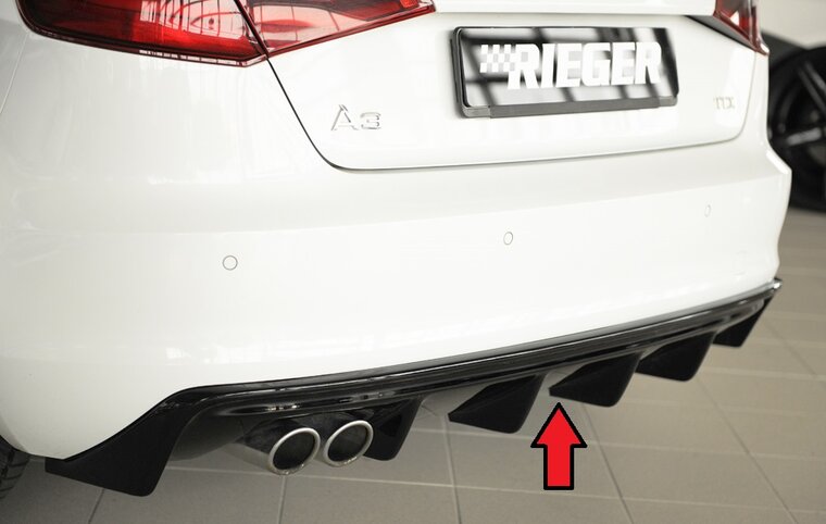 Rieger Tuning diffuser Audi A3 [8V]