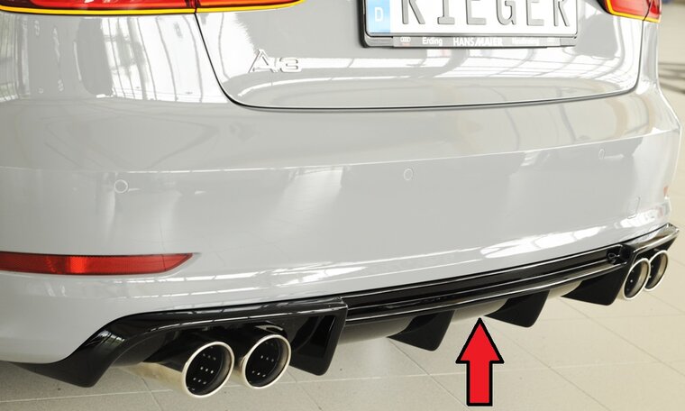 Rieger Tuning diffuser Audi A3 [8V]