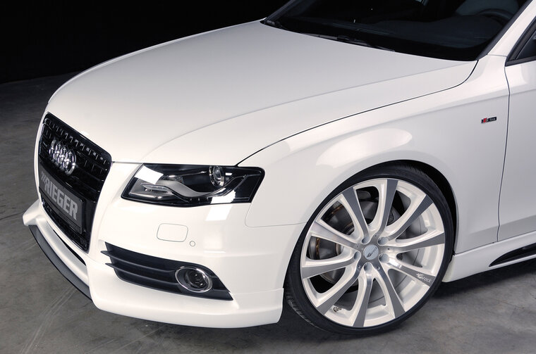 Rieger Tuning voorbumper spoiler lip Audi A4 / S4 [B8]