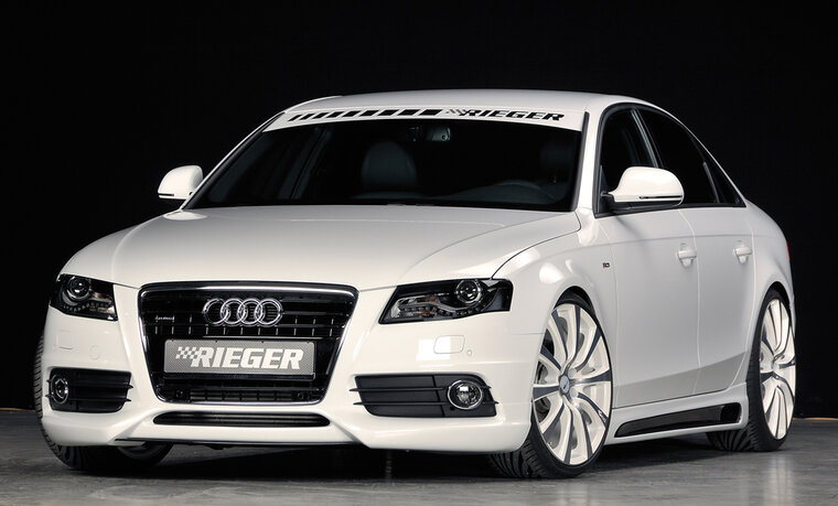Rieger Tuning voorbumper spoiler lip Audi A4 / S4 [B8]