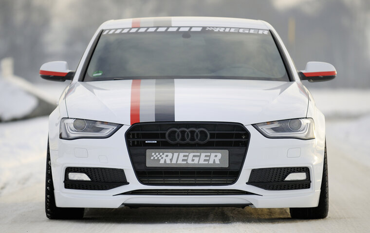 Rieger Tuning voorspoiler lip Audi A4 / S4 [B8]