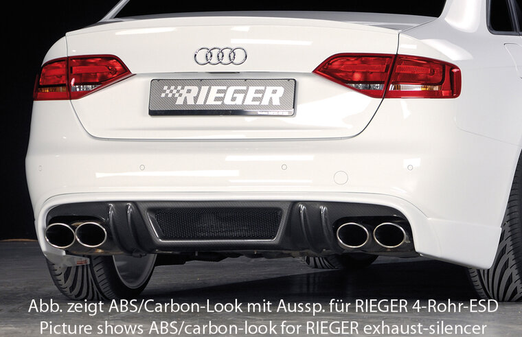 Rieger Tuning achterbumper verlenging Audi A4 / S4 [B8]