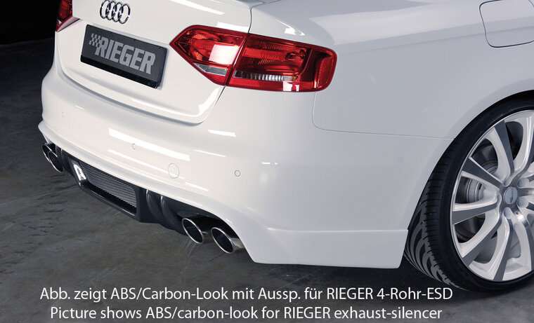 Rieger Tuning achterbumper verlenging Audi A4 / S4 [B8]