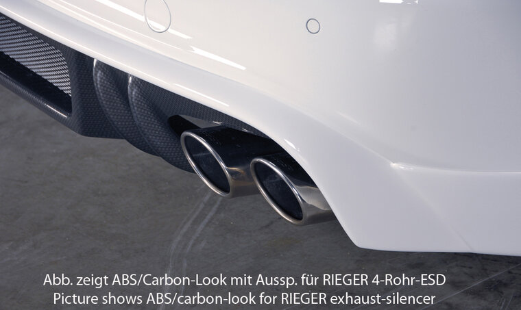 Rieger Tuning achterbumper verlenging Audi A4 / S4 [B8]