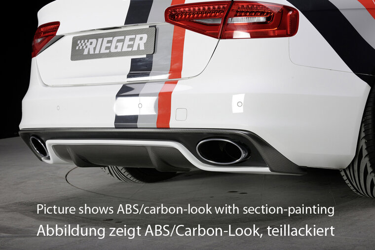 Rieger Tuning diffuser Audi A4 / S4 [B8]