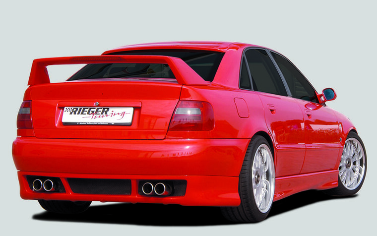 Rieger Tuning achterbumper verlenging RS-Four-Look Audi A4 [B5]