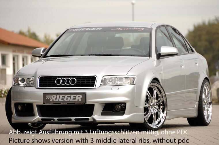 Rieger Tuning voorbumper nieuw design Audi A4 [B6/B7]