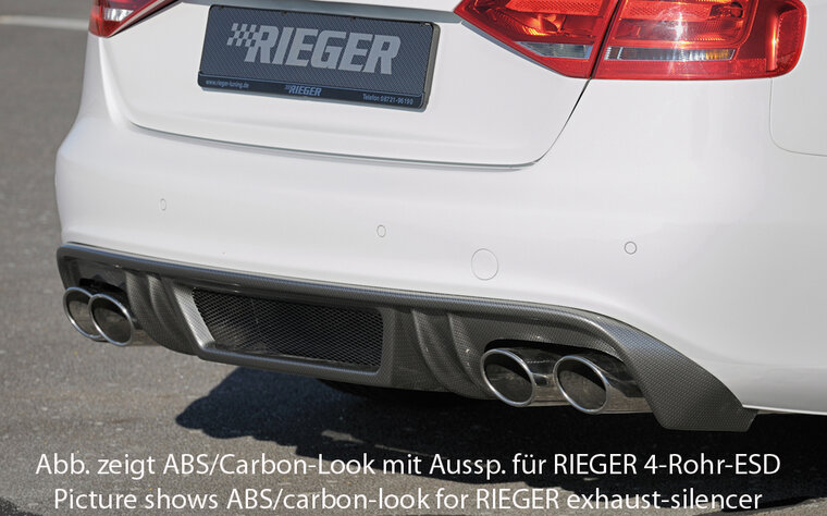 Rieger Tuning diffuser Audi A4 [B8]