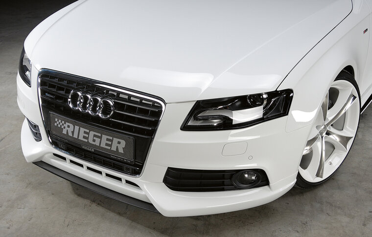 Rieger Tuning voorspoiler lip Audi A4 [B8]