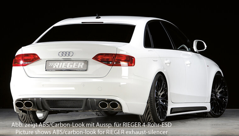 Rieger Tuning achterbumper verlenging Audi A4 [B8]