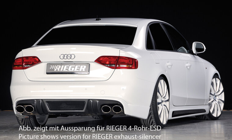 Rieger Tuning achterbumper verlenging Audi A4 [B8]
